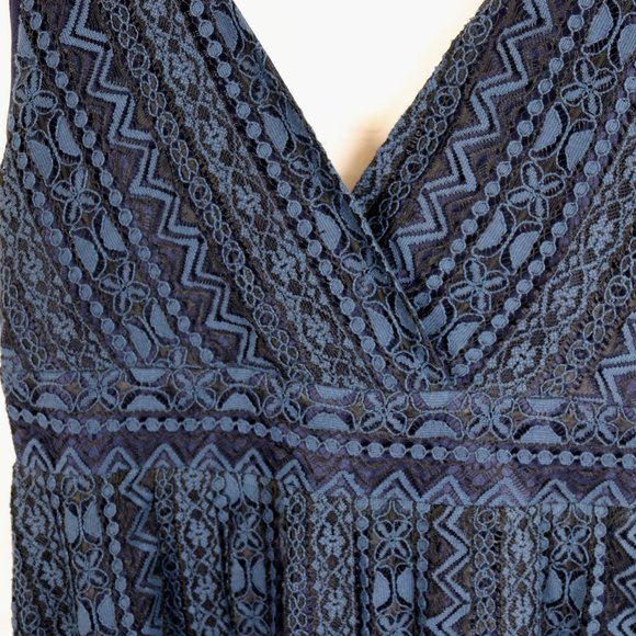 NWT!! Dillard’s Gianni Bini Party Cocktail Lace Dress Open Back M - Picture 8 of 14